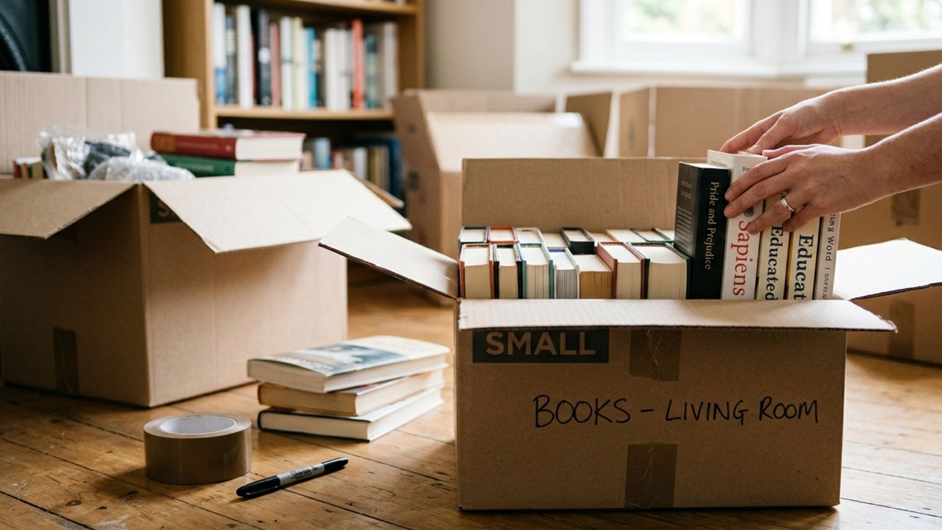 Best Way to Pack Books for Moving
