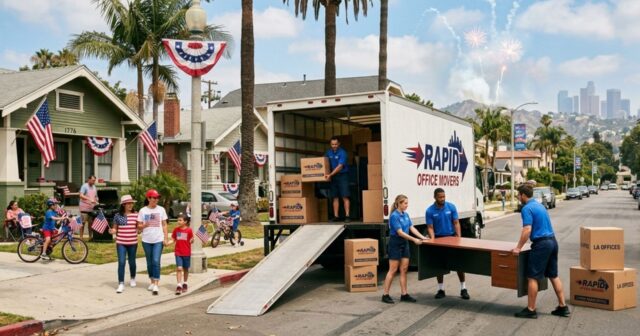4th of July Office Move in LA
