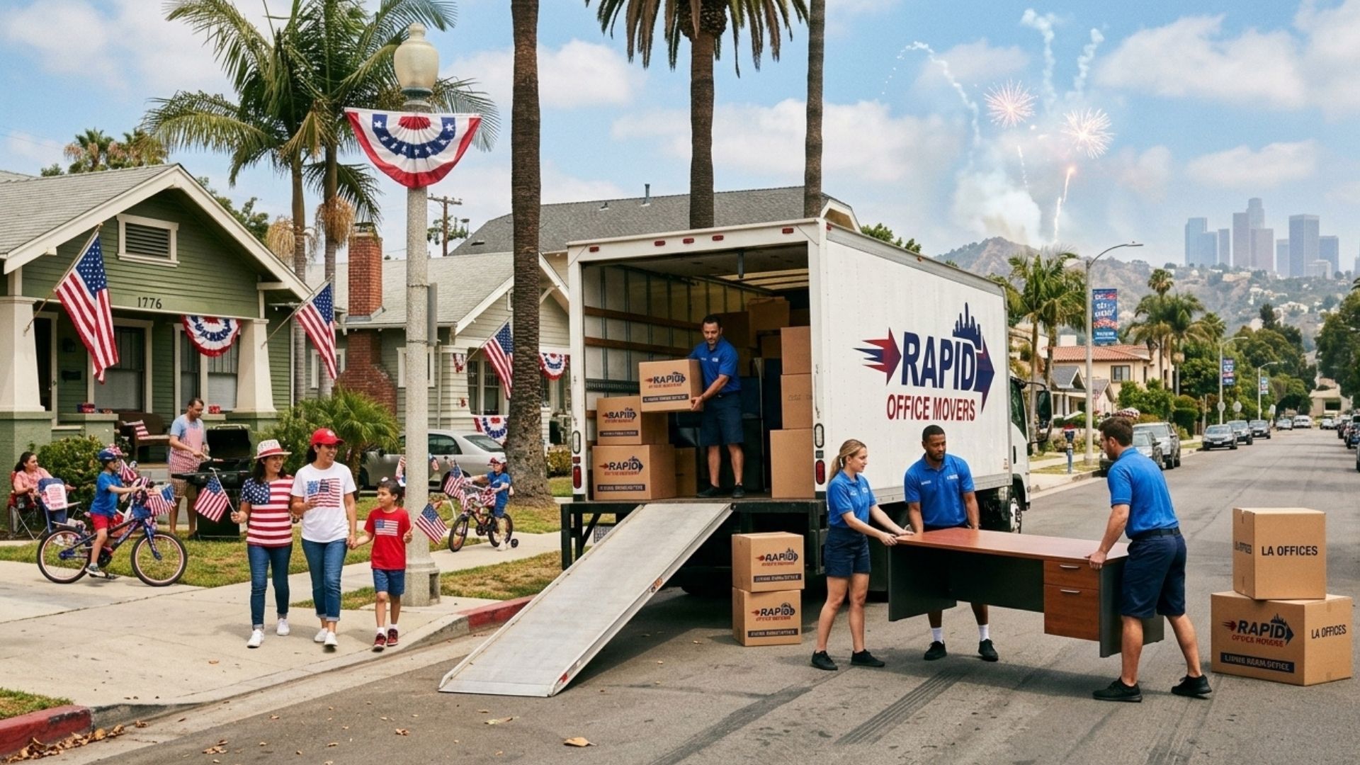 4th of July Office Move in LA