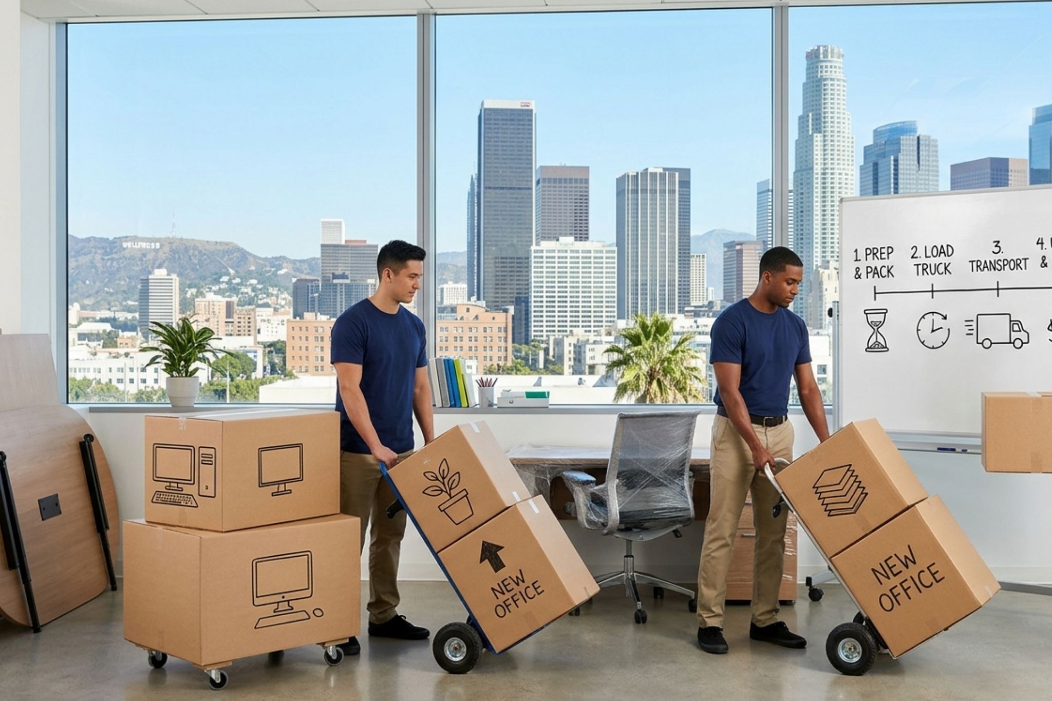 How Much Does It Cost to Move a Small Office in Los Angeles?