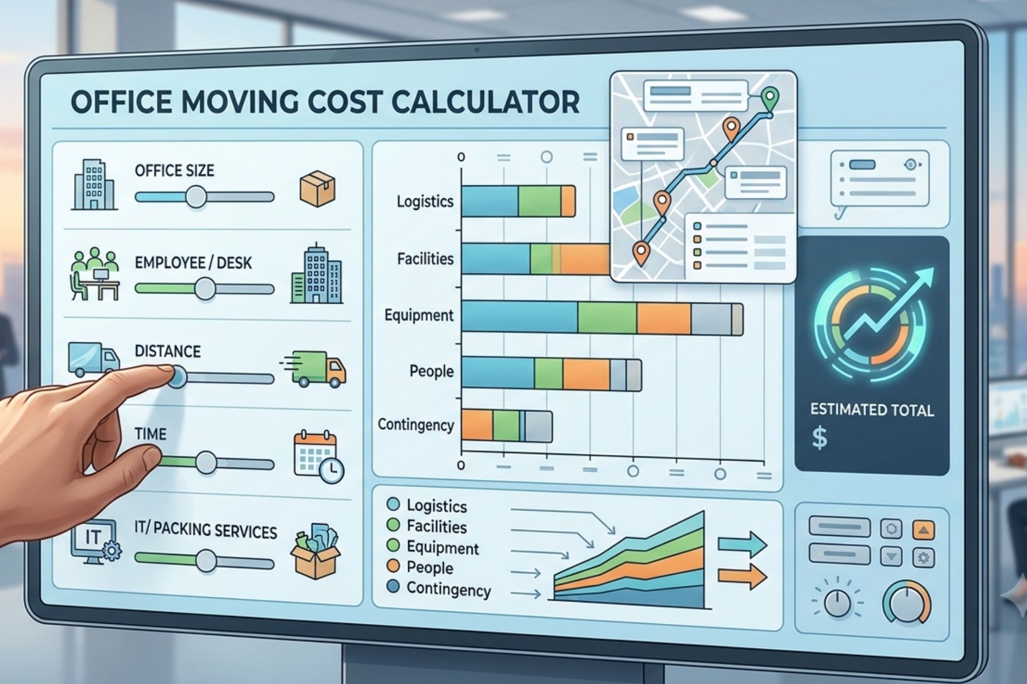 Office Moving Cost Calculator