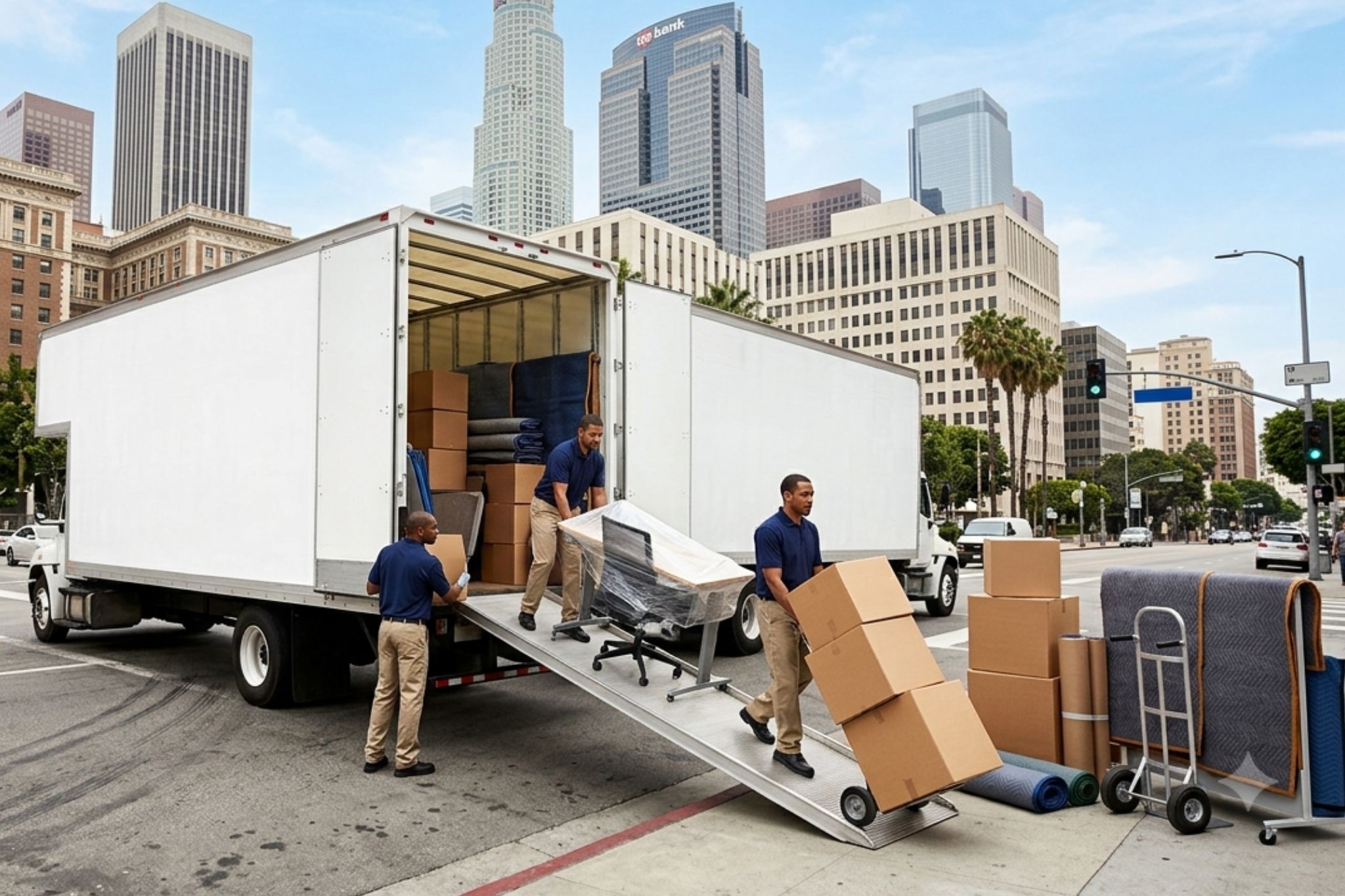 Office Moving in Downtown LA
