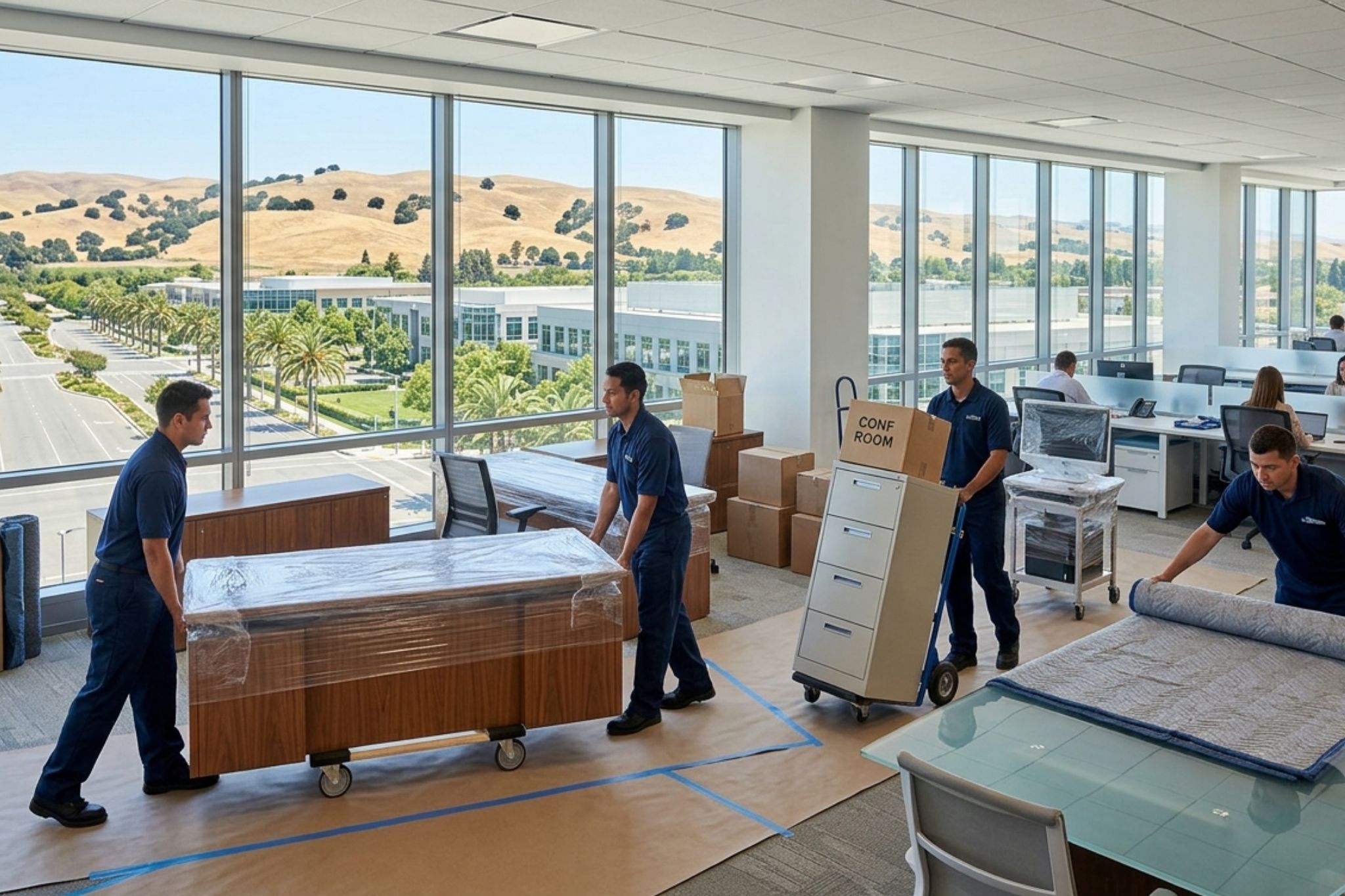 Commercial Office Movers in Livermore