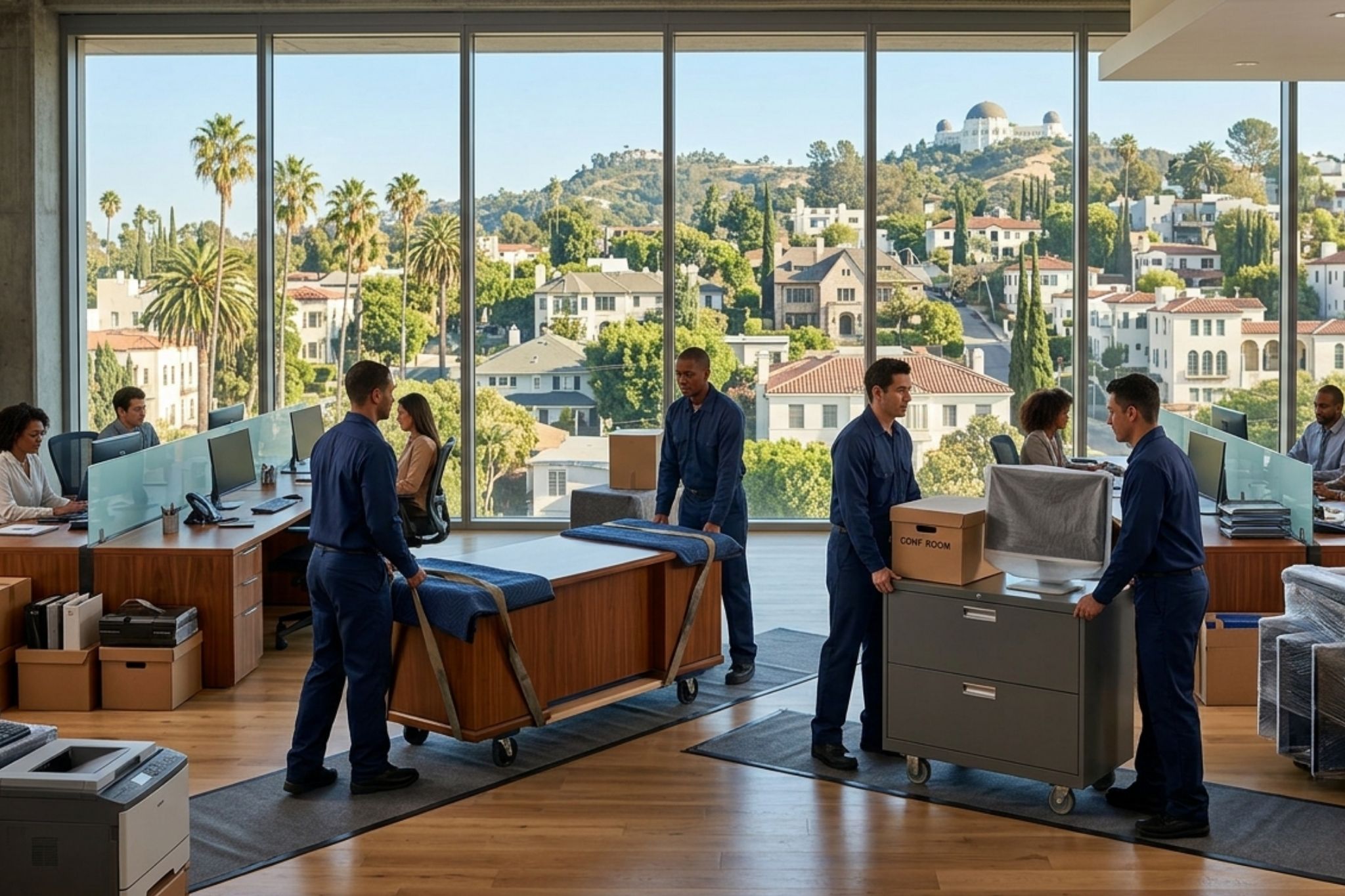 Efficient Office Movers in Los Feliz