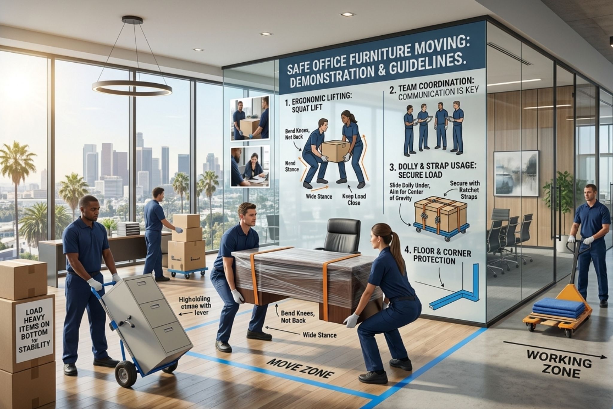 How to Move Office Furniture Safely